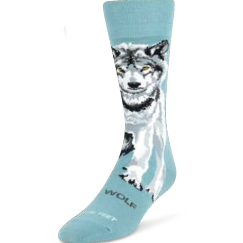 FBF Realistic Grey Wolf Sock