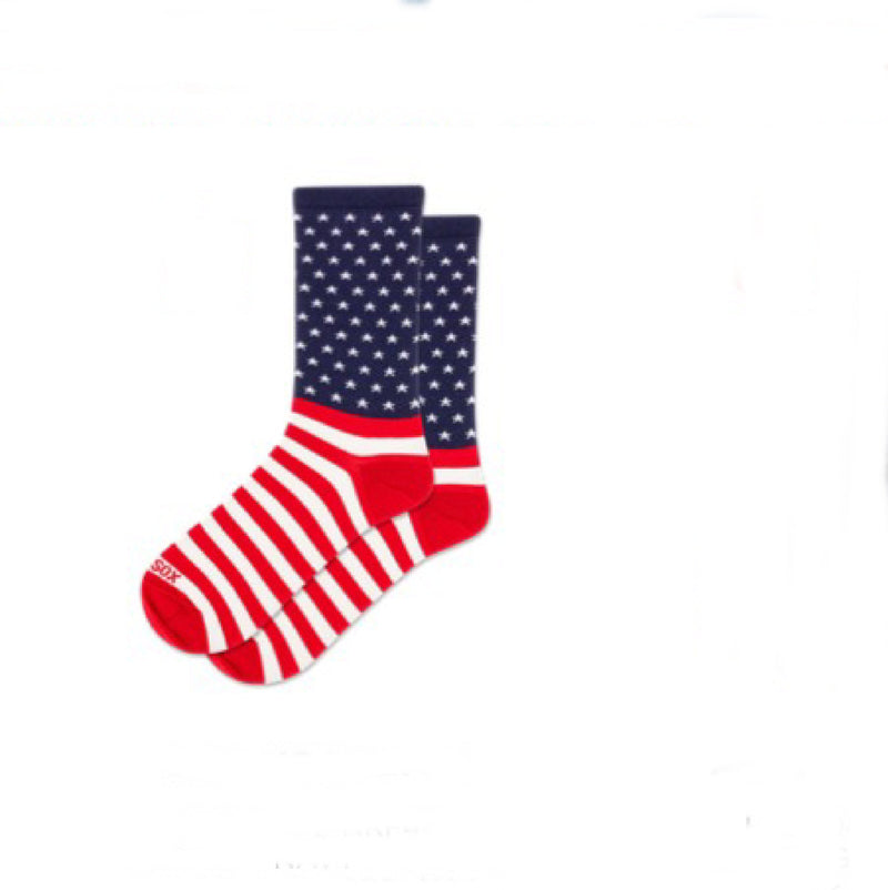 HotSox Classic Stripes Womens Crew Made in the USA