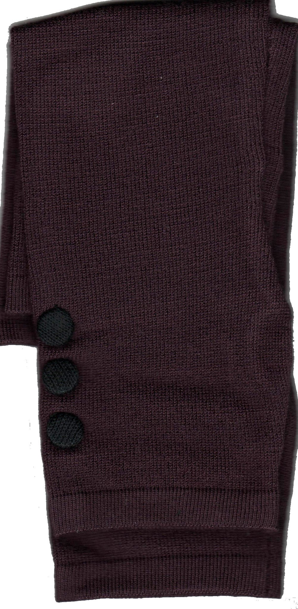 Zazou Button Fingerless Glove with Black Button Embellishment