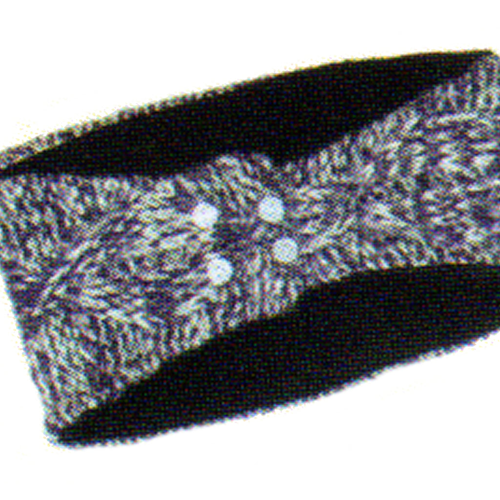 Lauer Acrylic Knit Headband is Fleece Lined for extra warmth and has two button closures for size. Comes in Purple