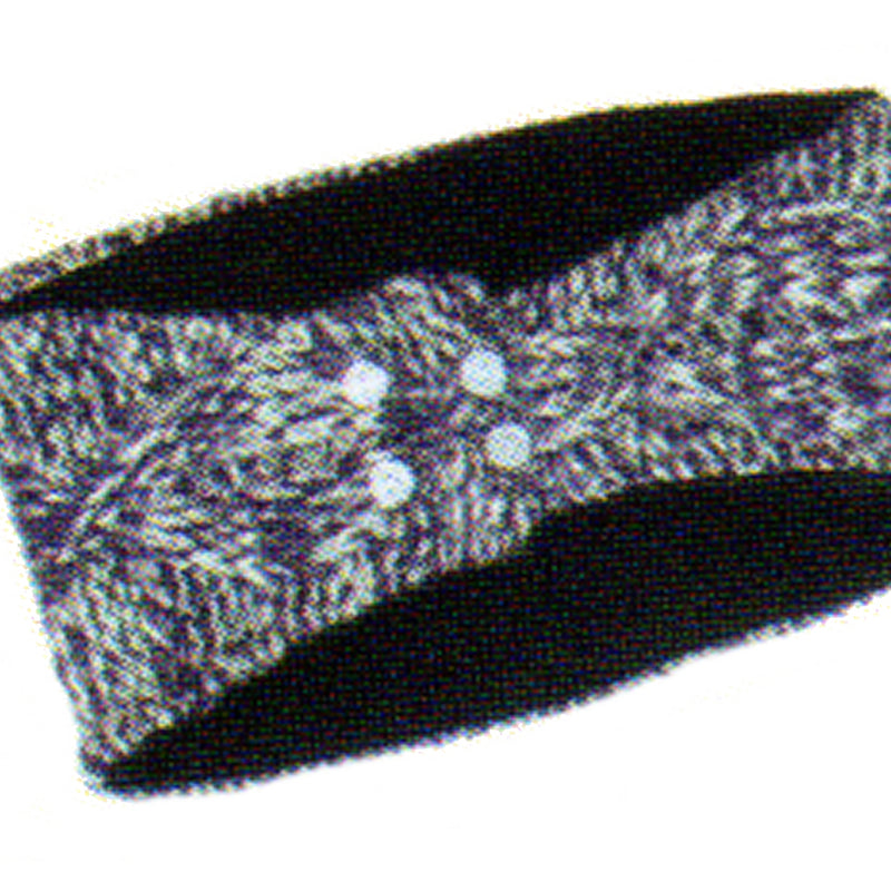Lauer Acrylic Knit Headband is Fleece Lined for extra warmth and has two button closures for size. Comes in Purple