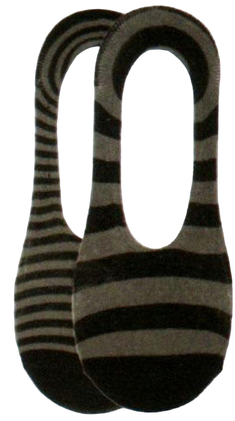 K Bell Mens Black and Grey Striped Liner 2 Pack are designed not to show in your shoes very much if at all. One set has very small Grey and Black Stripes. The other has more of a Rugby Style Stripe of Black and Grey.