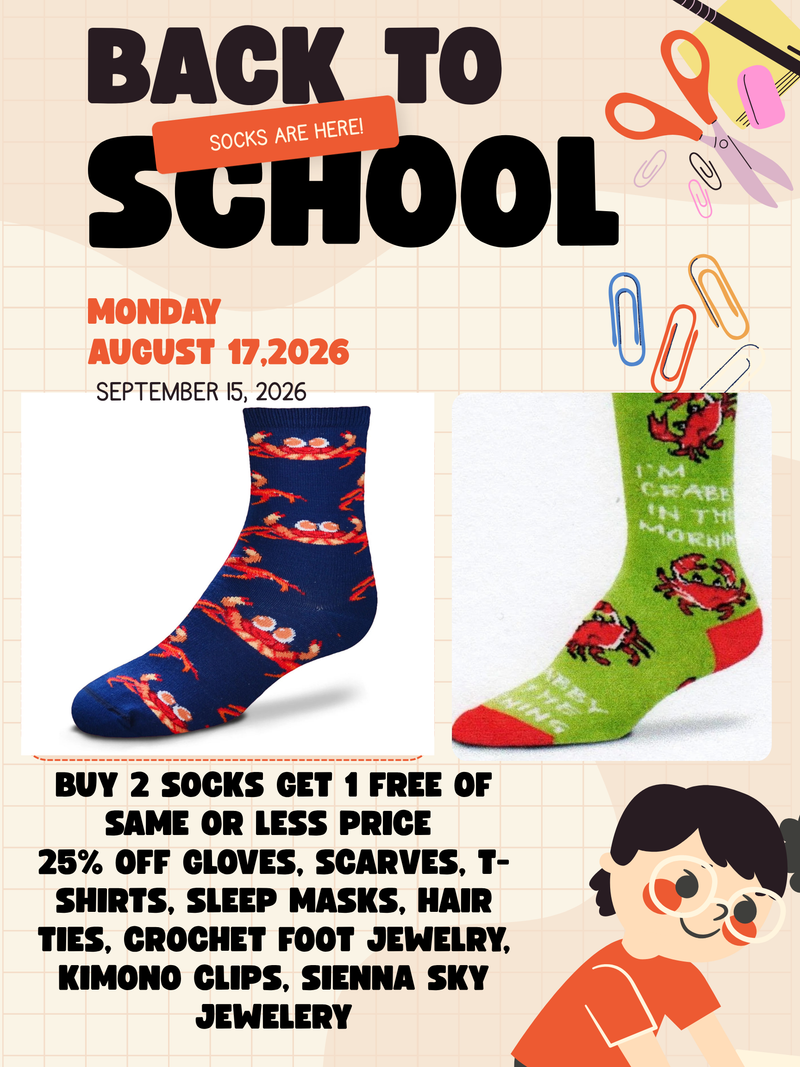 FBF Crabby Morning Sock
