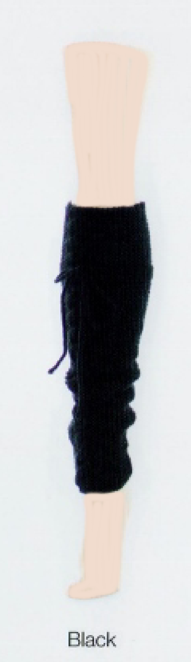 This Legmogue Twistflection Legwarmer comes in Black. It is made with cable knit and have decorative string with bow tie.
