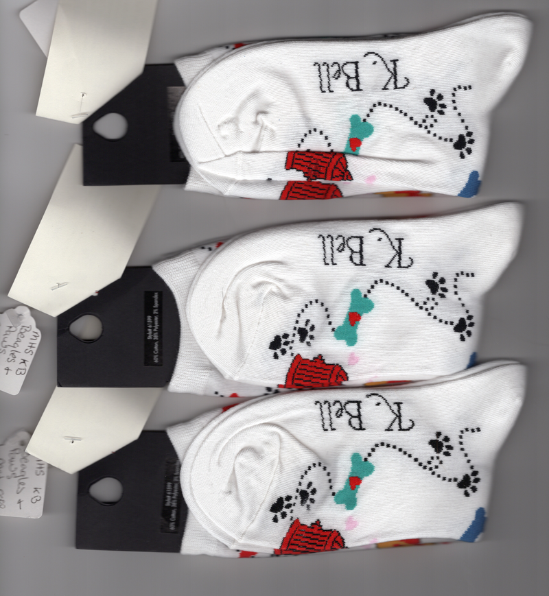 MHS K Bell Beagles and Paws Socks