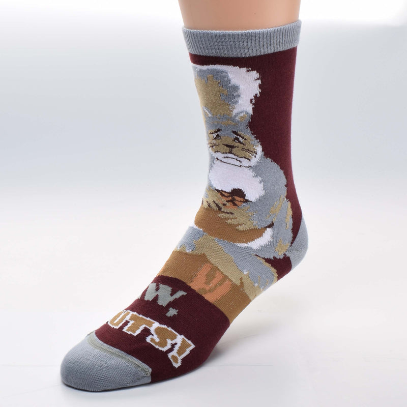 For Bare Feet Atlanta Braves Mascot Socks