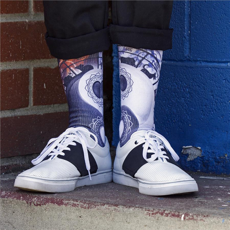 Kurb Yin and Yang Sock – Socks by My Foot Fetish