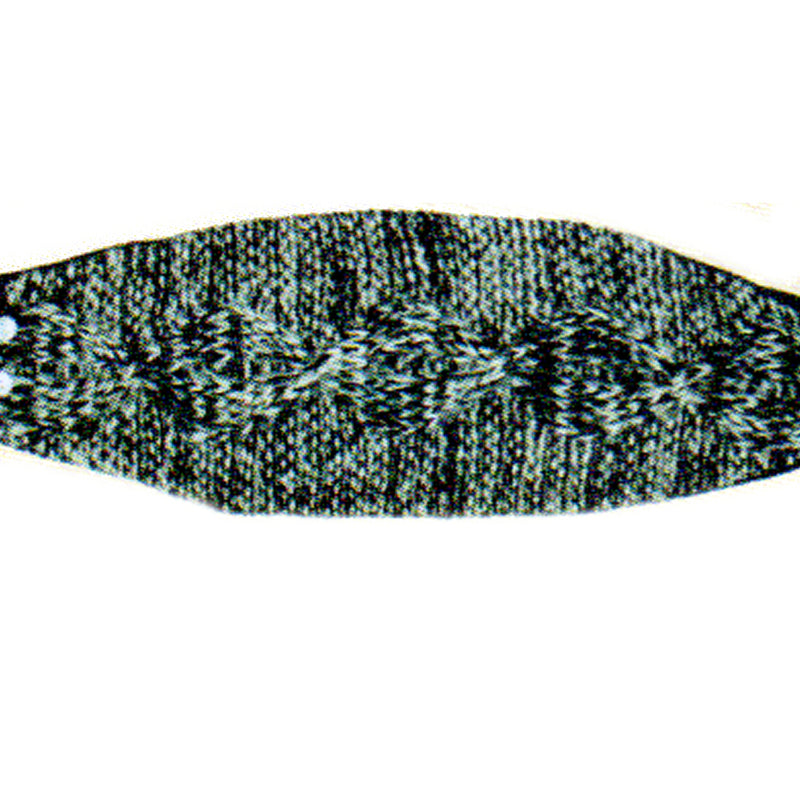 Lauer Black Headband showing the Acrylic Knit pattern, it is Fleece Lined for more warmth.