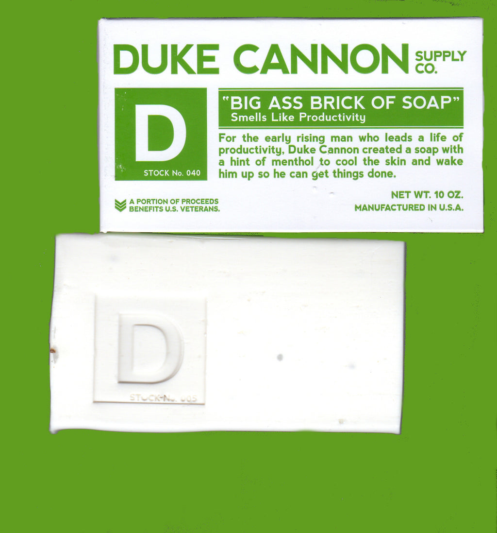 This is my photo of Duke Cannon Big Ass Brick of Soap Smells Like Productivity. 