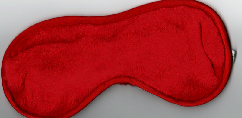 Red Solid Colored Sleep Mask